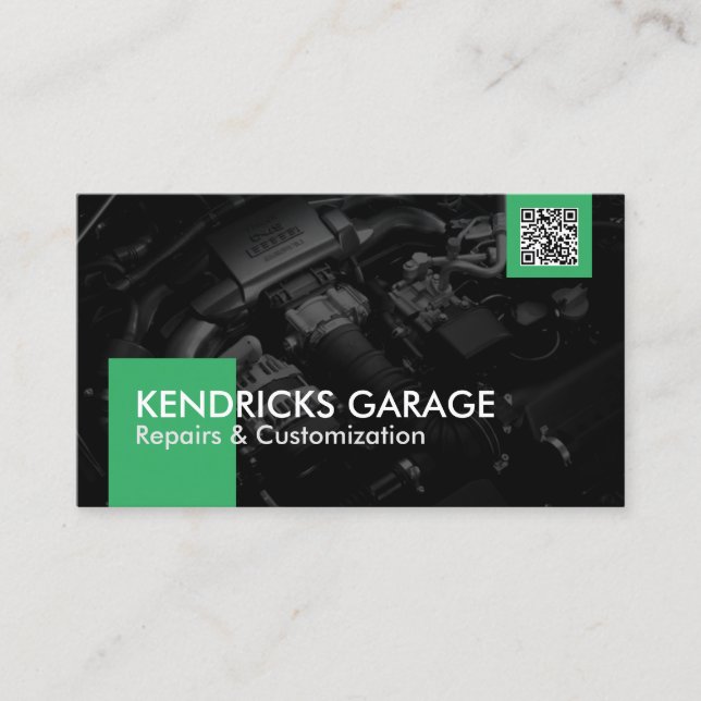 Auto Workshop Mechanic Car Repair Gold Icons Busin Business Card (Front)