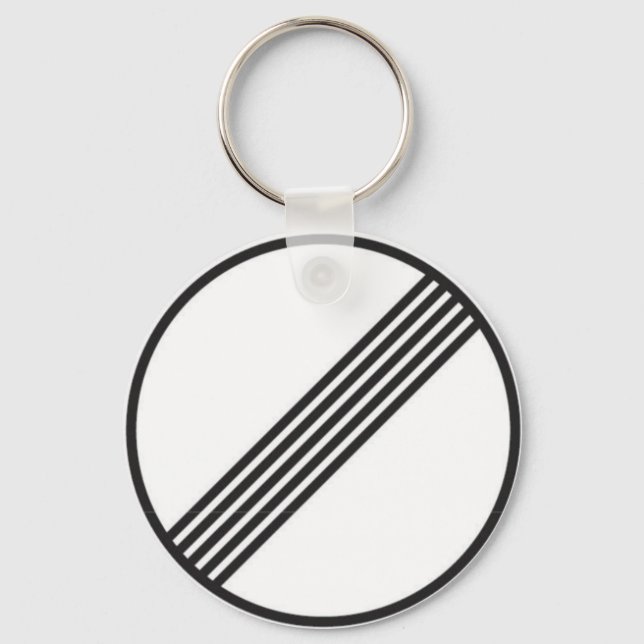 Autobahn No Speed Limits Keychain (Front)