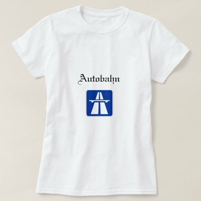 Autobahn Womens T-shirt (Design Front)