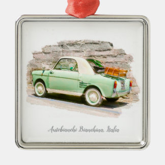Autobianchi Bianchina | Minicar from Italy Metal Ornament