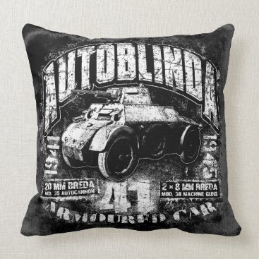 Autoblinda 41 Throw Pillow 20" x 20" Throw Pillow Autoblinda 41 Throw Pillow 20" x 20" Throw Pillow