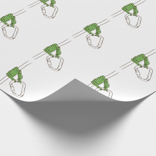 Autoblock Third hand Prusik knot diagram Wrapping Paper