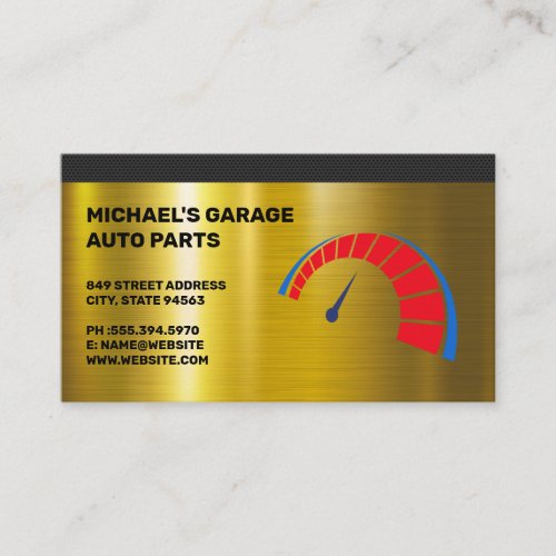 Autobody  Car After Market Parts Business Card