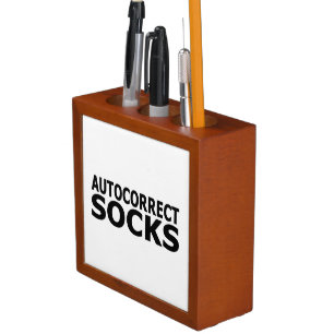 Autocorrect Socks Desk Organizer