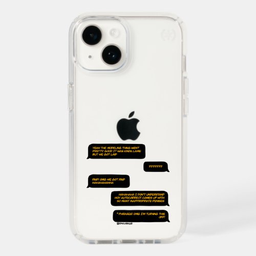 Autocorrect  speck iPhone 14 case