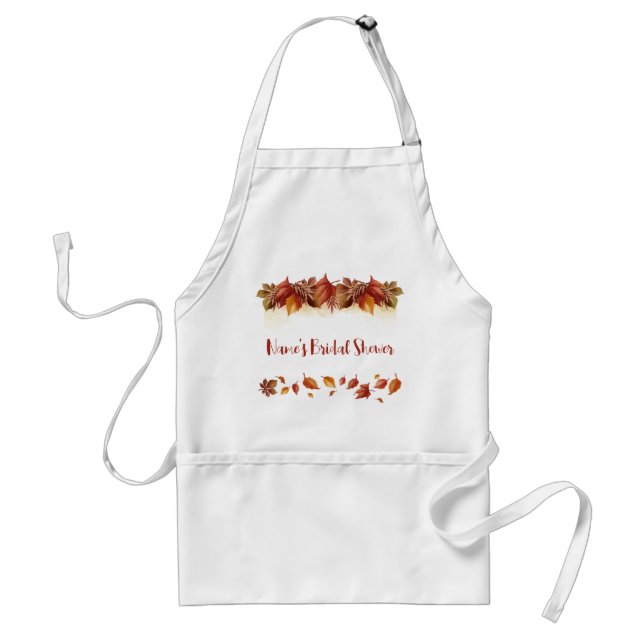 Autograph Apron Bride Gift Bridal Shower (Front)