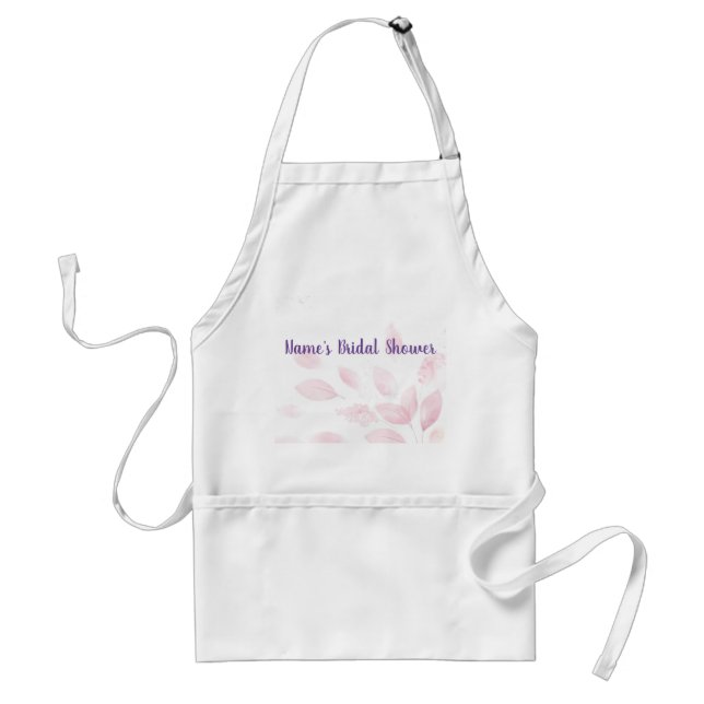 Autograph Apron Bride Gift Bridal Shower (Front)
