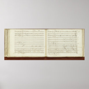 Autograph copy of 'The Magic Flute' Poster