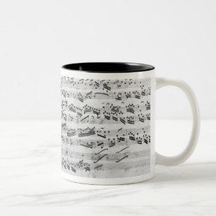 Autograph of the partita 'Sei gegruesset Two-Tone Coffee Mug