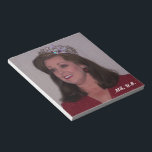 Autograph Pad<br><div class="desc">Hey pageant royalty this autograph pad is perfect to use at all your autograph signing appearances. Customize this pad and change the photo to yours.</div>