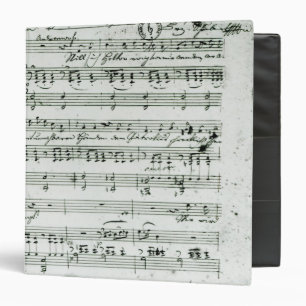 Autograph score for the lied 'Hektors Abschied' 3 Ring Binder