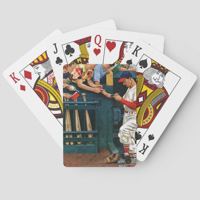 Autograph Session Poker Cards (Back)