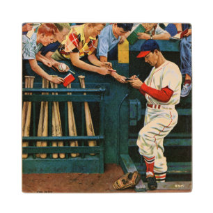 Autograph Session Wood Coaster