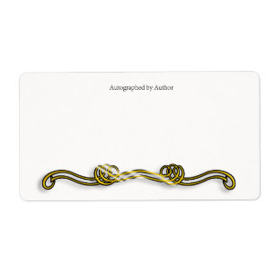 Autographed by Author Bookplate