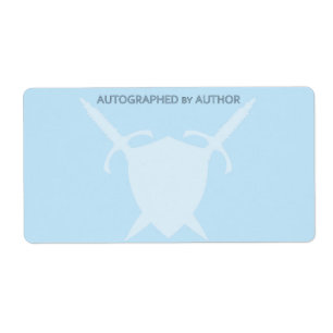 Autographed by Author Sword and Shield Label