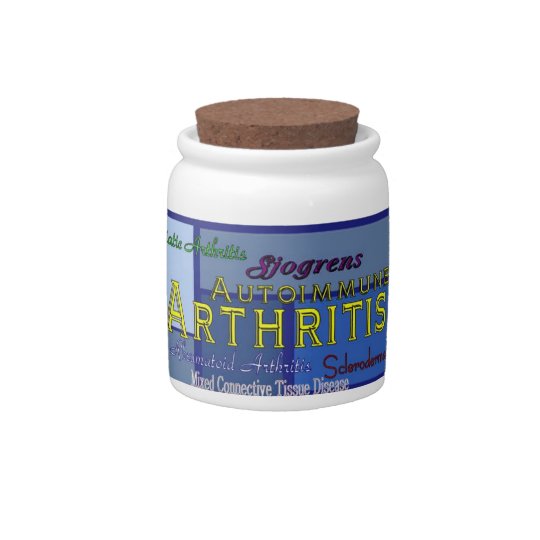Autoimmune Arthritis Awareness Candy Jar