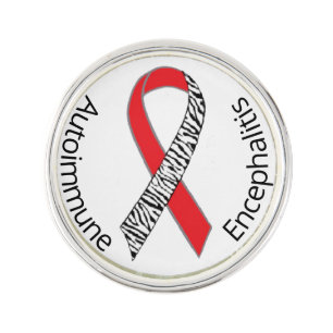 Autoimmune Encephalitis Awareness Ribbon Lapel Pin