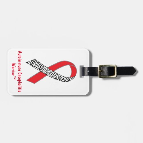 Autoimmune Encephalitis Warrior Luggage Tag