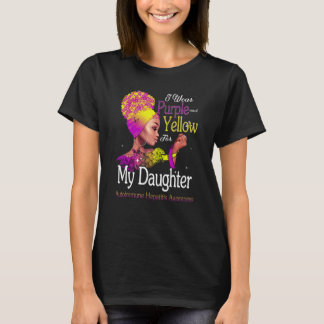 Autoimmune Hepatitis Awareness Girl Yellow For My  T-Shirt