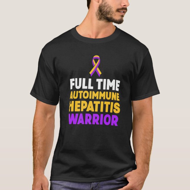 Autoimmune Hepatitis Survivor Warrior  17 T-Shirt (Front)