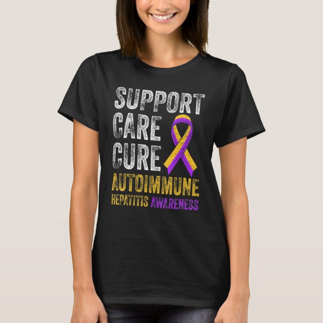 Autoimmune Hepatitis Survivor Warrior  5 T-Shirt (Front)