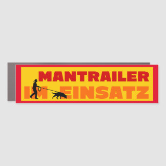 Automagnet Mantrailer in action Car Magnet