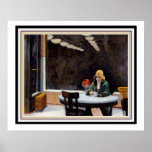 Automat by Edward Hopper  16 x 20 Poster<br><div class="desc">Classic Portrait by Edward Hopper entitled "Automat"  16 x 20</div>