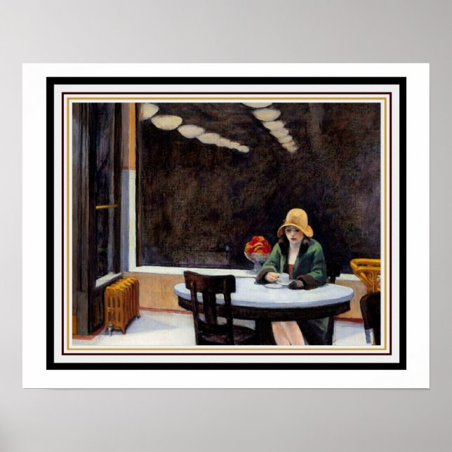 Automat by Edward Hopper  16 x 20 Poster (Front)