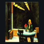 Automat by Edward Hopper 1927 Photo Print<br><div class="desc">This beautiful image was created by Edward Hopper in 1927. The name of this famous painting is Automat. Most of Hopper's artwork show people or sometimes groups of people in isolation. His artwork coveys' feelings of loneliness or seclusion. Hopper's use of colors is remarkable. He was one of America's finest...</div>