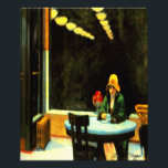 Automat by Edward Hopper 1927 Photo Print<br><div class="desc">This beautiful image was created by Edward Hopper in 1927. The name of this famous painting is Automat. Most of Hopper's artwork show people or sometimes groups of people in isolation. His artwork coveys' feelings of loneliness or seclusion. Hopper's use of colors is remarkable. He was one of America's finest...</div>