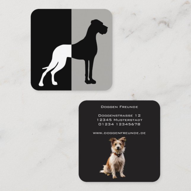 Automatic Dog Business Cards (Front/Back)