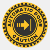 automatic gear-shift lever icon classic round sticker