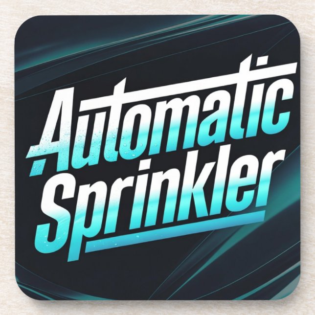 Automatic Sprinkler Beverage Coaster (Front)