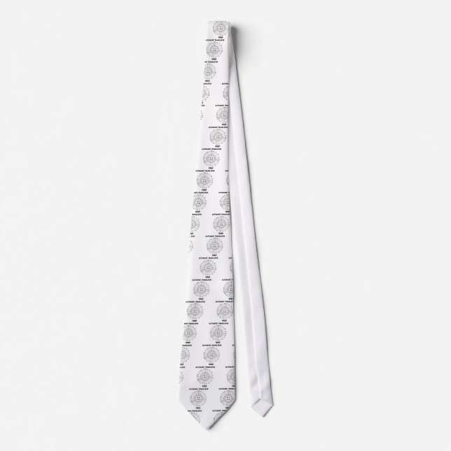 Automatic Translator Inside (RNA Codon Wheel) Neck Tie (Front)