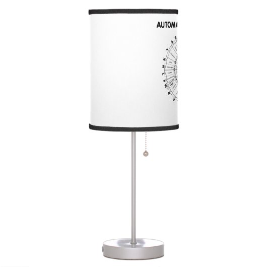 Automatic Translator Inside RNA Codon Wheel Table Lamp (Left)