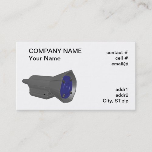 automatic transmission business card template