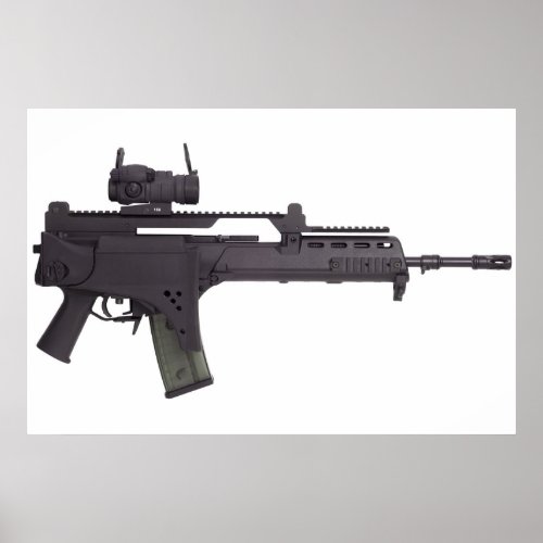 Automatic weapon G36 Poster