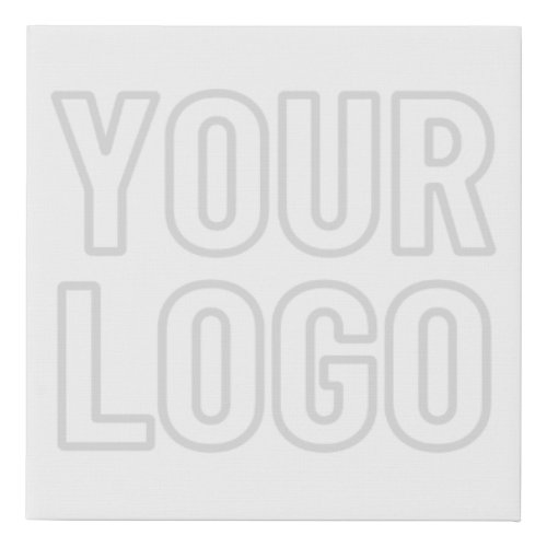 Automatically Lighten Logo For Background Faux Canvas Print