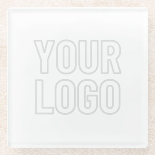 Automatically Lighten Logo For Background Glass Coaster