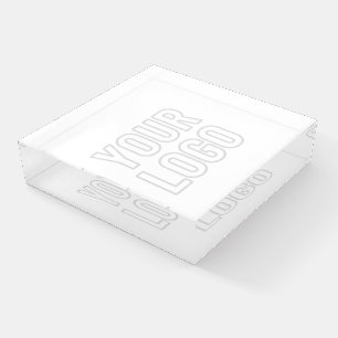 Automatically Lighten Logo For Background Paperweight