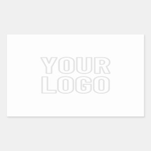 Automatically Lighten Logo For Background Rectangular Sticker