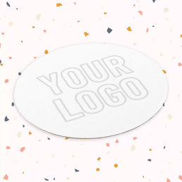 Automatically Lighten Logo For Background Round Paper Coaster