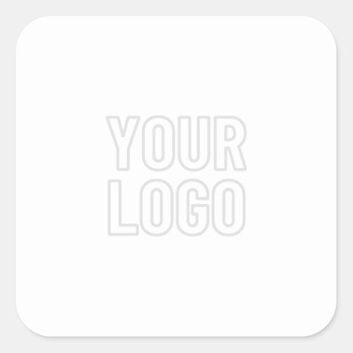 Automatically Lighten Logo For Background Square Sticker