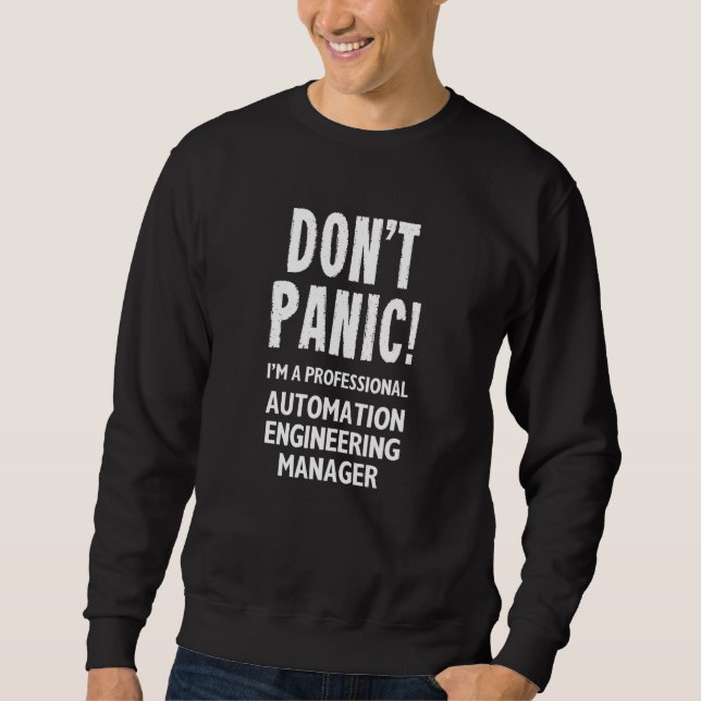 Automation Engineering Manager Sweatshirt (Front)