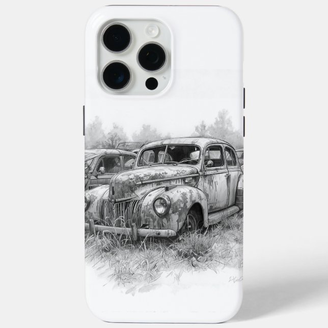 AUTOMOBILE ART Case-Mate iPhone CASE (Back)