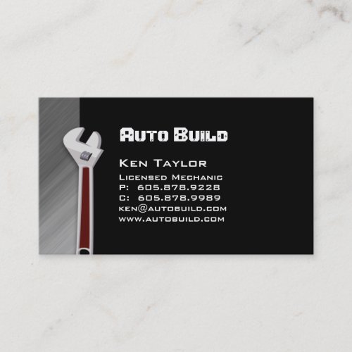 Automobile / Auto Mechanic Business Card