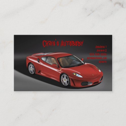 Automobile Business card