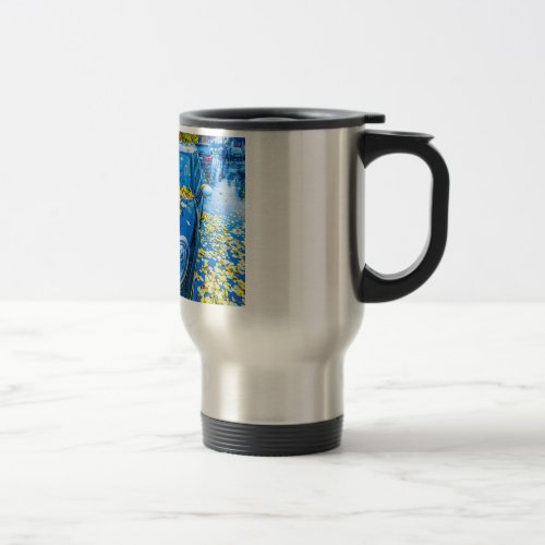 Automobile Car _ Season Of Fallen Leaves Travel Mug