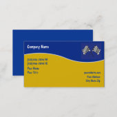 Automobile Parts And Service Business Card (Front/Back)