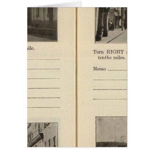 Automobile Roads, NY Cards (Front)